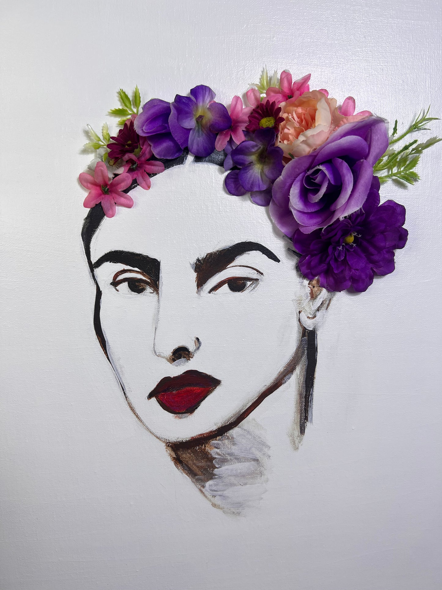 Frida Kahlo Floral Print